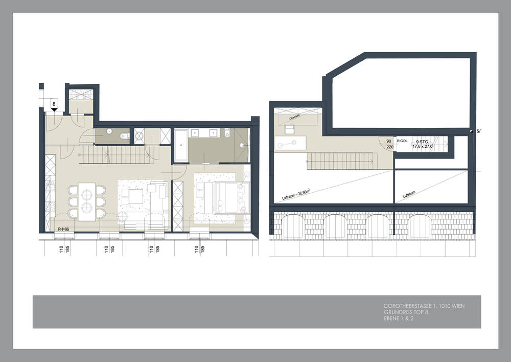 Grundriss Wohnung 1